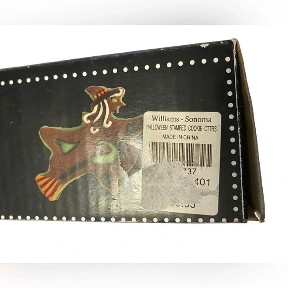 NIB Williams Sonoma Halloween Stamped Cookie Cutters- Set of 4 - Picture 6 of 6